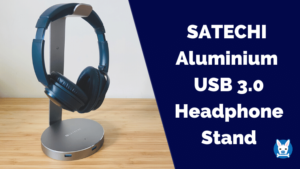 SATECHI アルミニウム USB ヘッドホンスタンド